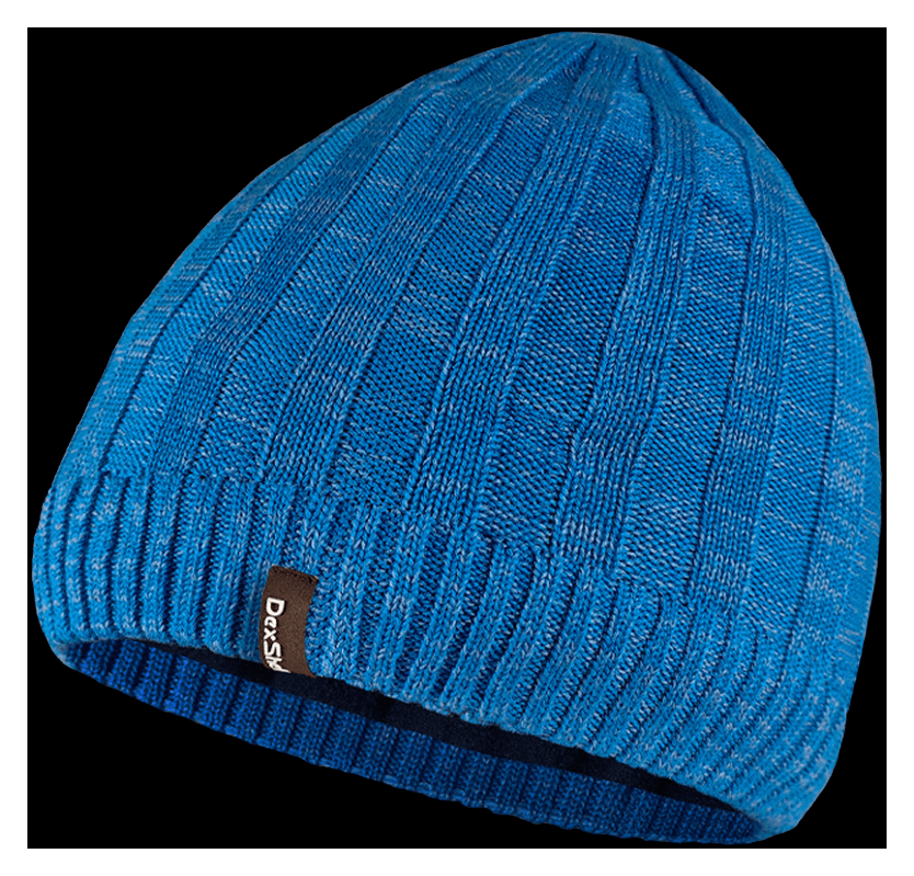 Водонепроникна шапка Dexshell Heathered Rib Knit Beanie, onesize (56-58 см), блакитний FNR_DH32405MAL