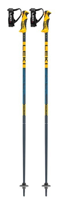 Палиці для гірських лиж для підлітків Leki SPITFIRE LITE S 100см Denim blue/aegean blue/mustard yellow (65065401-WRH) RCH_16521