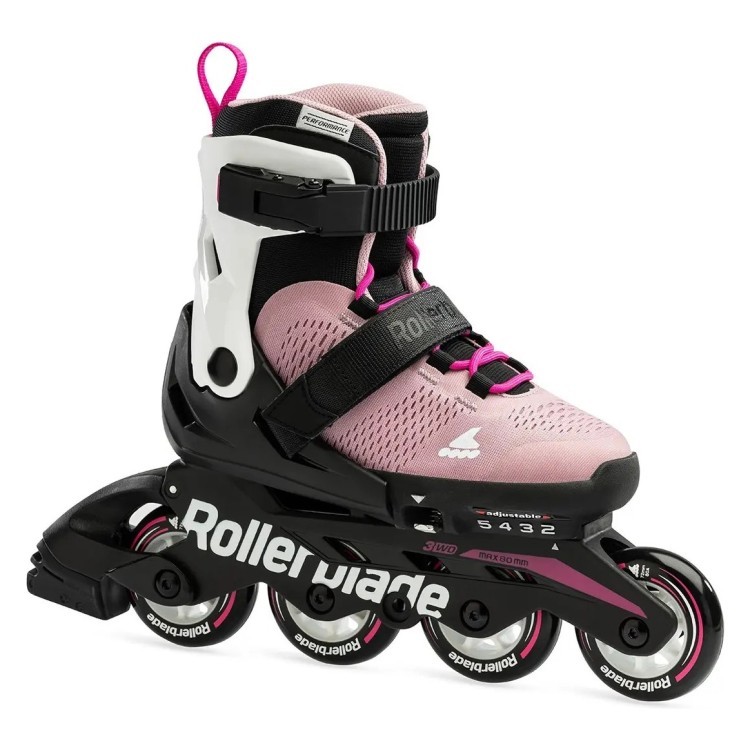 Ролики Rollerblade Microblade 2024 pink-white 07221900-T93-36.5-40