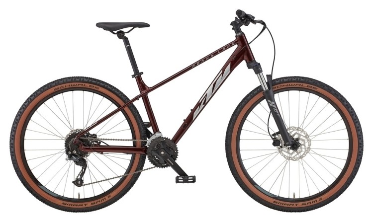 Велосипед KTM Penny LANE 271 27.5" рама S/38, темно-красный (серый), 2022 22817207