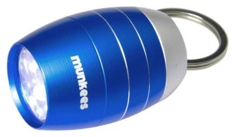 Munkees 1082 брелок-фонарик Cask shape 6-LED Light dark blue