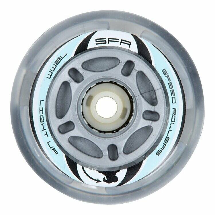Колеса SFR Light Up Inline Wheels 72/82A grey SFR501