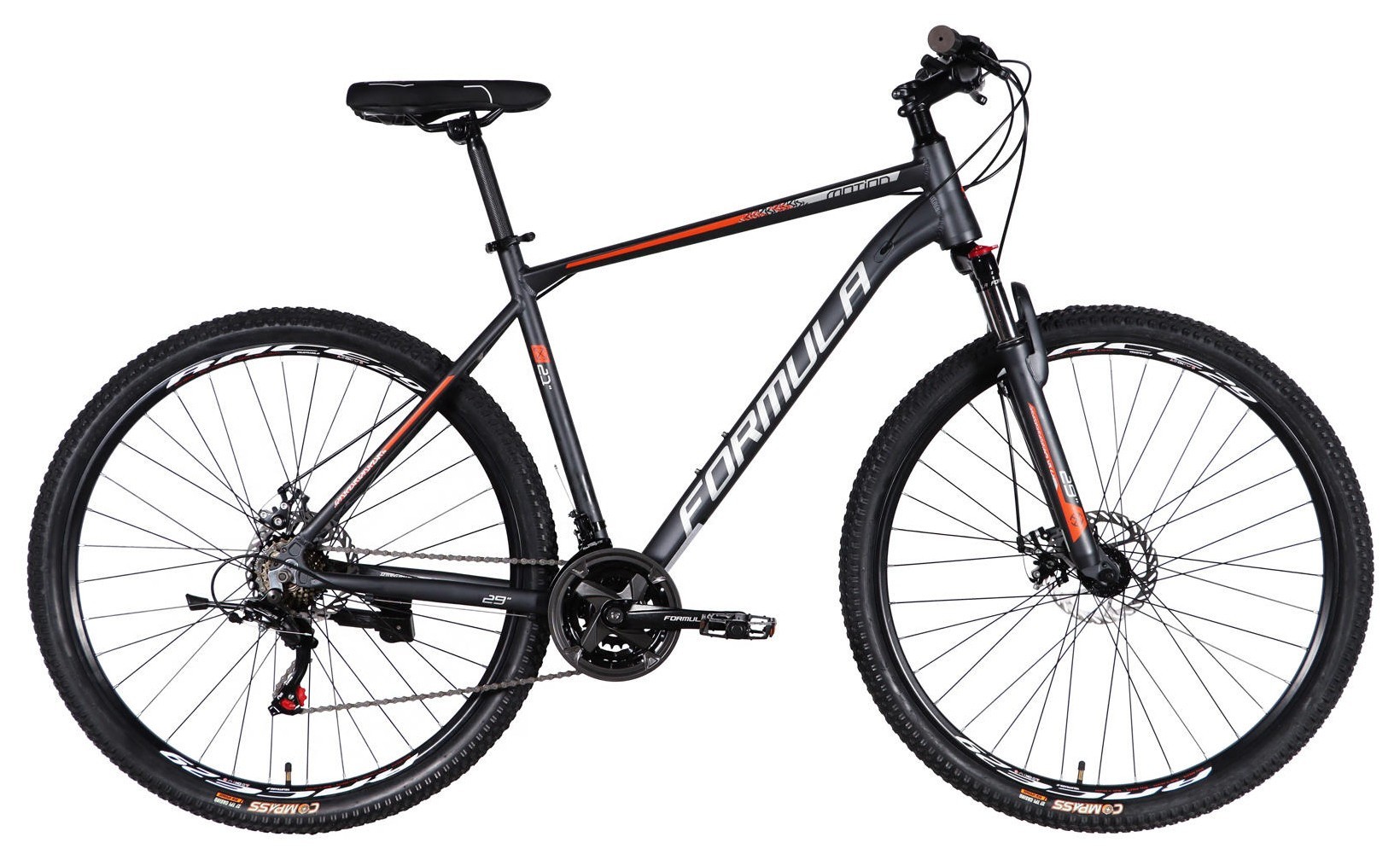 Велосипед AL 29" Formula MOTION DD FR рама-21" темно-серый (матовый) 2026 OPS-FR-29-423