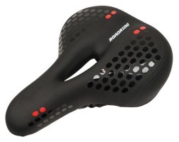 Сідло з замком 270*195  мм AZ-N5 чорний з червоним