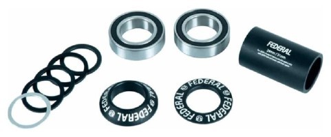 Каретка Federal Mid V2 – черная 22 mm