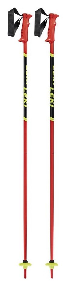 Палиці для гірських лиж для підлітків Leki RACING KIDS 80см Fluorescent red/black/neon yellow (65044301-WRH) RCH_16511