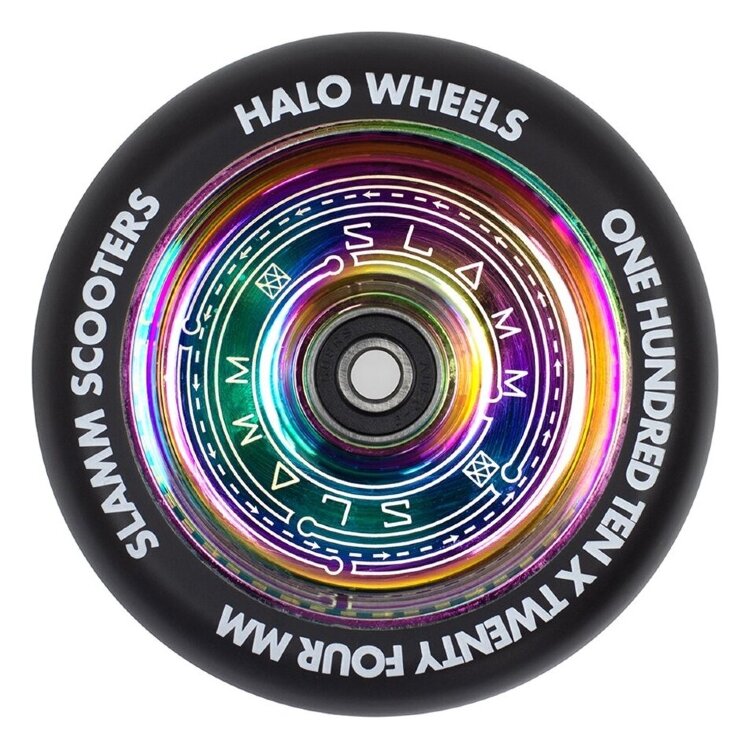 Колесо Slamm Halo 110 mm neochrom SL590-BK