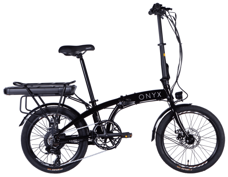 Велосипед с электроприводом 20" AL Dorozhnik eONYX DD FR рама-11" 36B 12.5А*ч 500Вт черный YS 728 2025 ELB-D-20-050