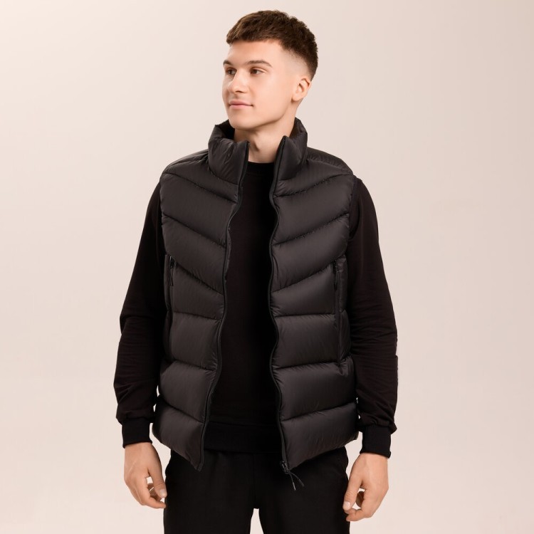 Чоловіча чорна жилетка Pobedov Puffer POB_00000006658