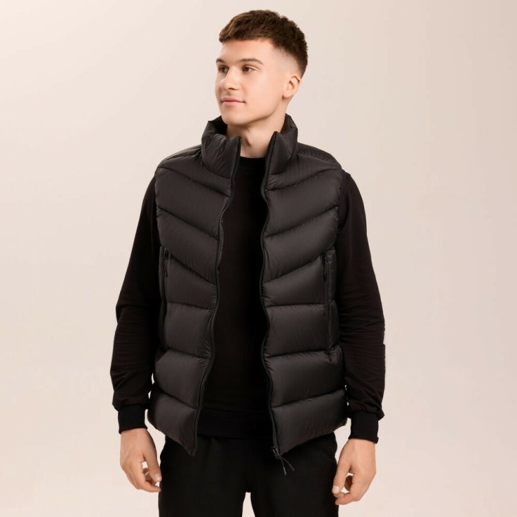Мужская черная жилетка Pobedov Puffer POB_00000006659