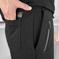 Чоловічі літні чорні шорти Pobedov Griz