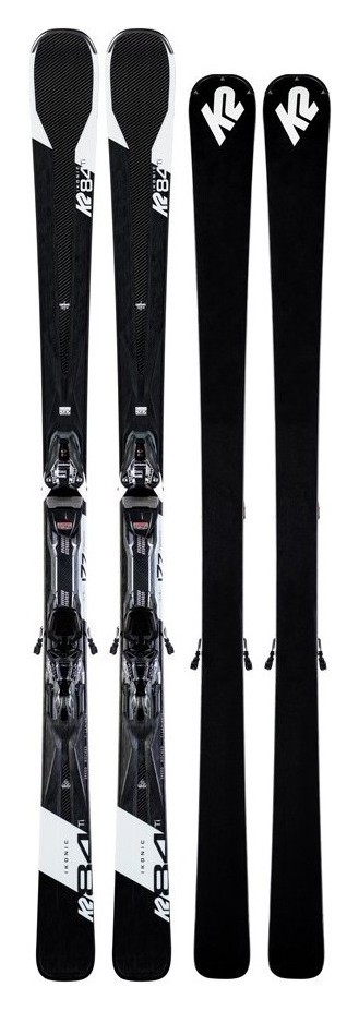 Ліжі гірські (комплект) K2 IKONIC 84TI+MXCELL 12 TCX QKCLK 177см Black/White (10D0004.152.1+10D1009.152.1) RCH_22084