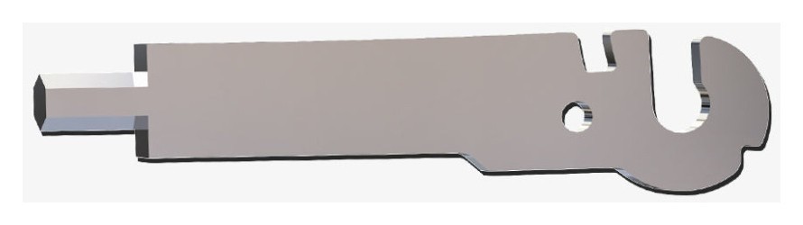 Змінний інструмент FTS2-2 до мультитула Roxon Flex S804 (шестигранний ключ 5 мм) FNR_FTS2-2