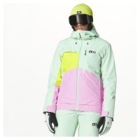 Picture Organic куртка лыжная Seen W 2025 silt green-acid lime-orchid L