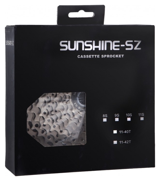 Касета 10-к 11-42T SUNSHINE CS-HR10-42 на 2-му алюм. павуку CAS-793