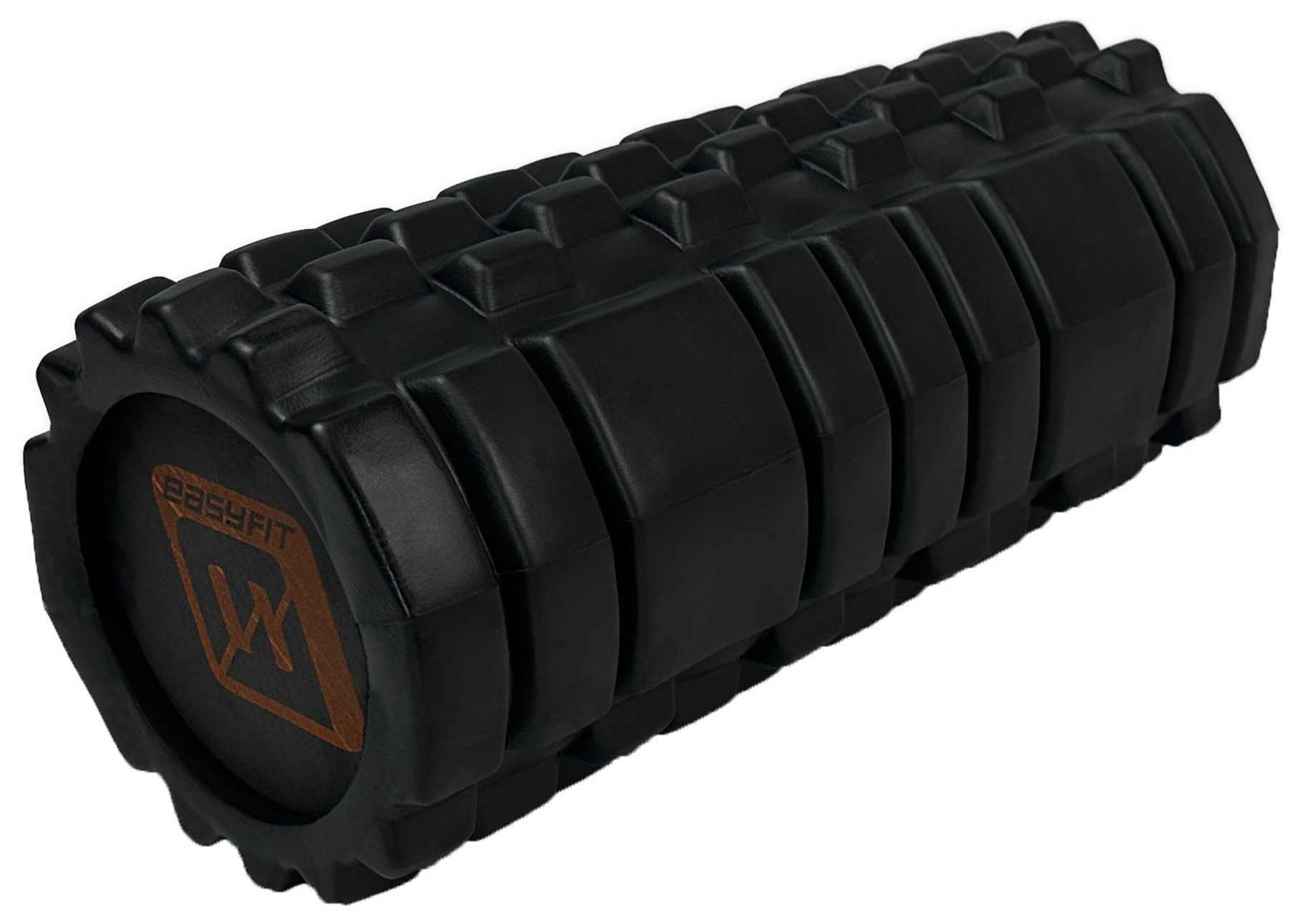 Массажный ролик EasyFit Solid Roller v.1.1s 33 см черный EFIT_EF-2050-Bk