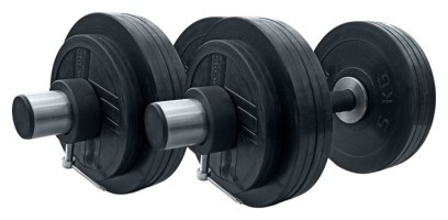 Гантели резиновые олимпийские RN-Sport 2 шт по 31 кг.