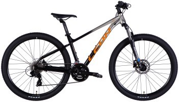 Велосипед AL 27,5" Leon XC 100 HDD рама-16" срiблястий з чорним 2025