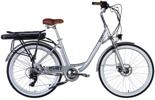 Велосипед з електроприводом 26" AL Dorozhnik eRUBY DD FR рама-17" 36B 17.5А*г 500Вт світло-сірий YS 2425 2025