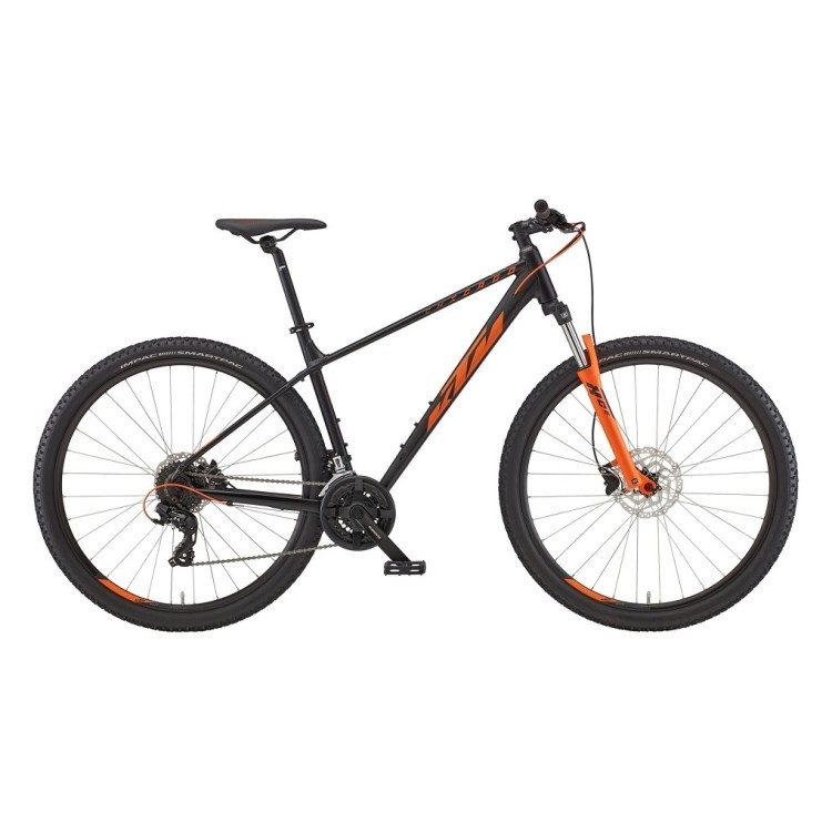 Велосипед KTM CHICAGO 292 29 " рама XL / 53, матовий чорний (помаранчевий), 2022 22813113