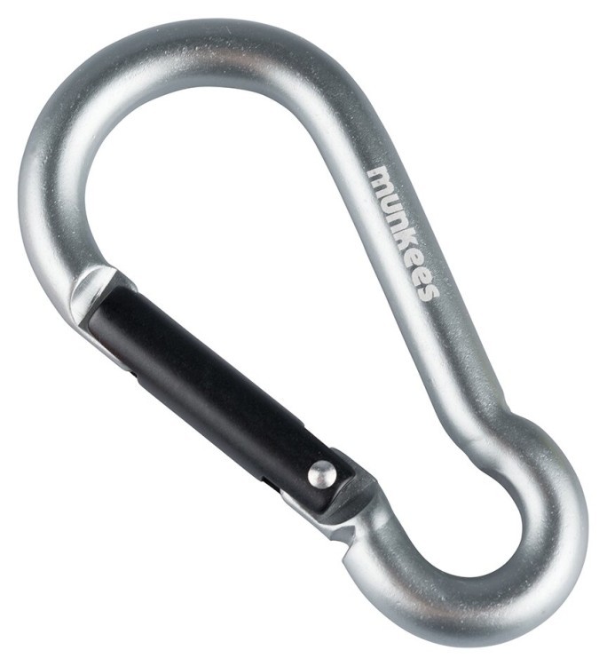Munkees 3238 карабин Pear 8 mm x 80 mm grey 3238-GY