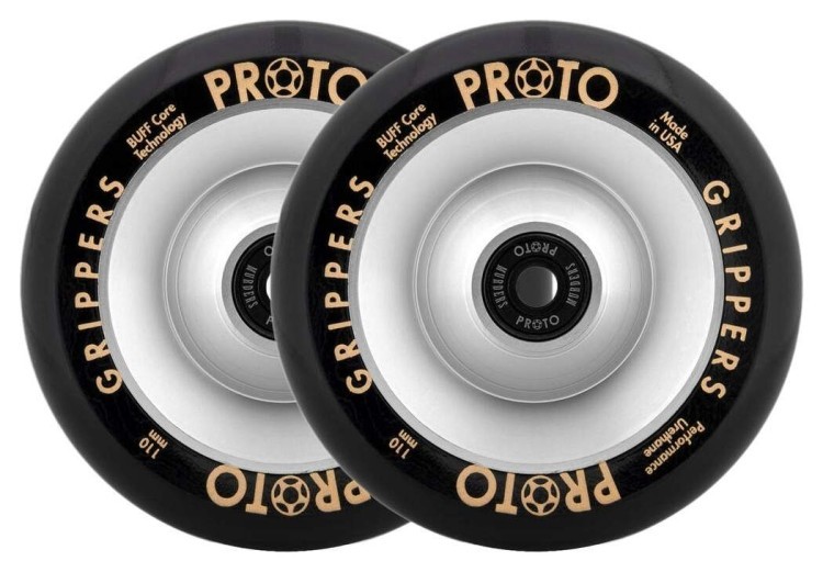 Колеса для трюкового самокату Proto Full Core Gripper Pro Scooter Wheels 2-Pack 110mm - Silver FRD.046924