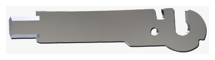 Змінний інструмент FTS2-4 до мультитула Roxon Flex S804 (шестигранний ключ 7 мм)