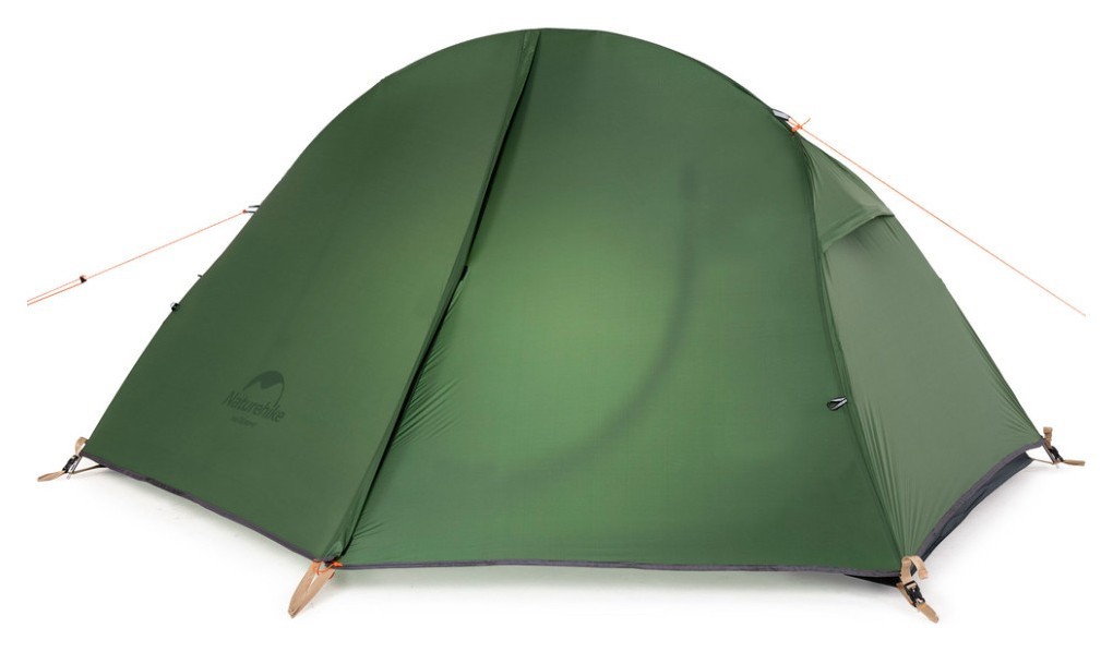 Намет надлегкий одномісний з футпринтом Naturehike Cycling 1 NH18A095-D, 210T, темний зелений FNR_6927595735671