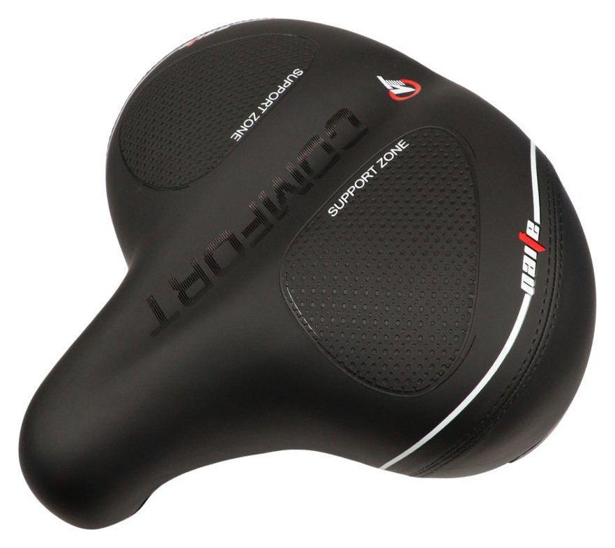 Сідло з замком 250*260 мм AZ-N9 чорний AM (брендоване пакування) SAD-707