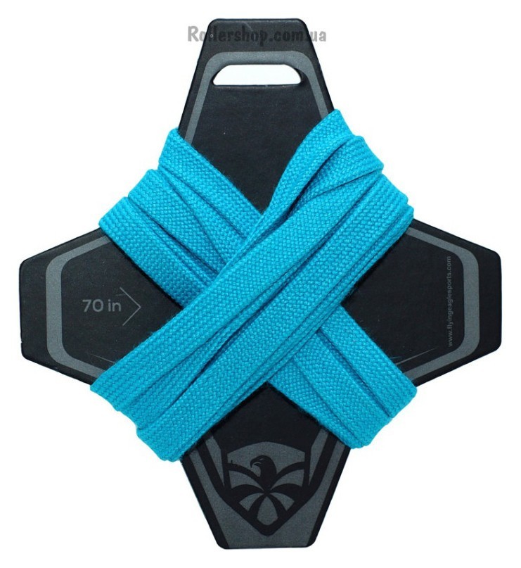 Шнурки для роликов Flying Eagle синие ROL_7635