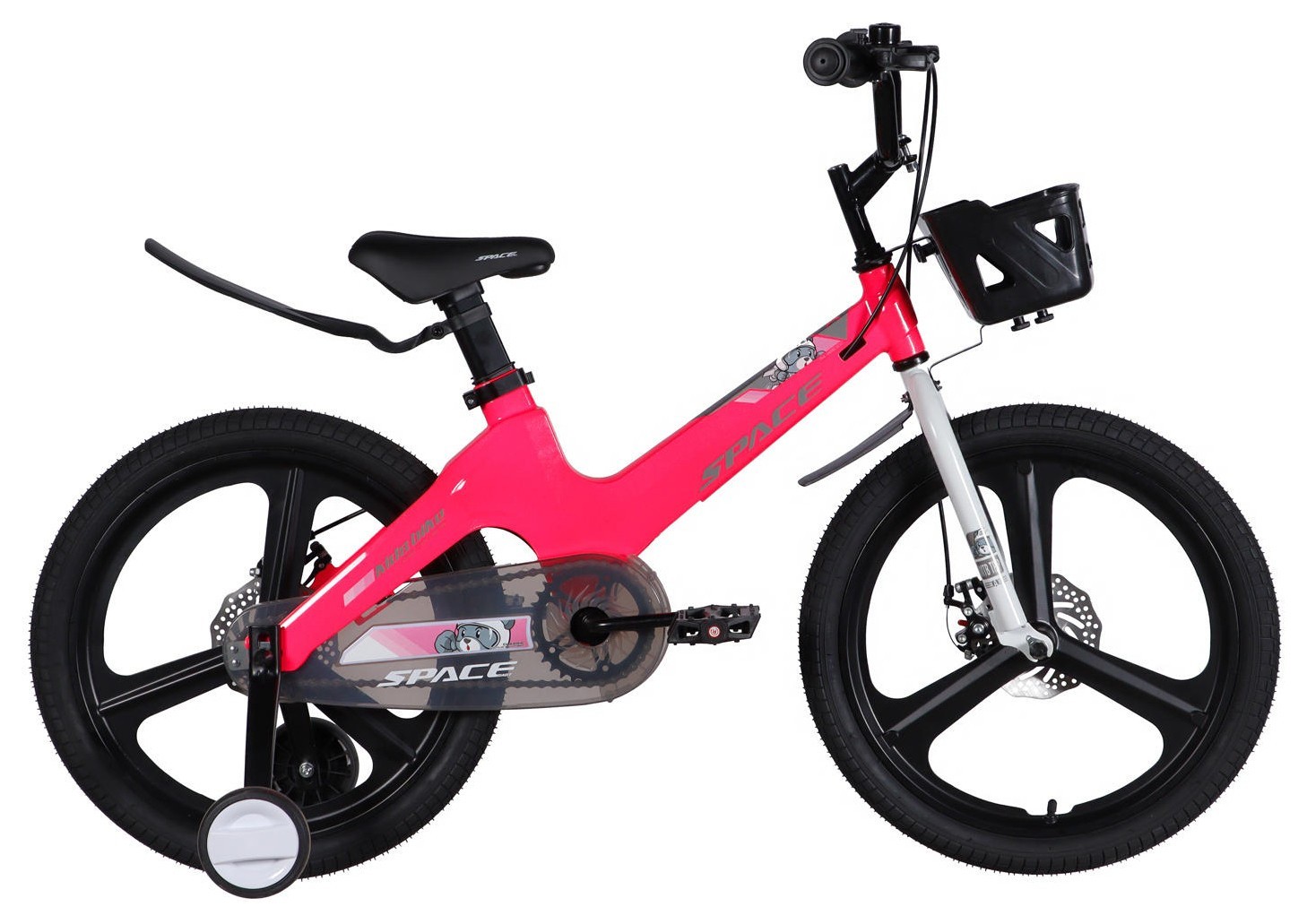 Велосипед MG 20" SPACE KID MOON DD рама-11,4" розовый 2026 OPS-SK-20-041