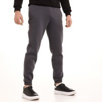 Чоловічі штани джогери з кишенями темно-сірі Pobedov 007 ЗИМА