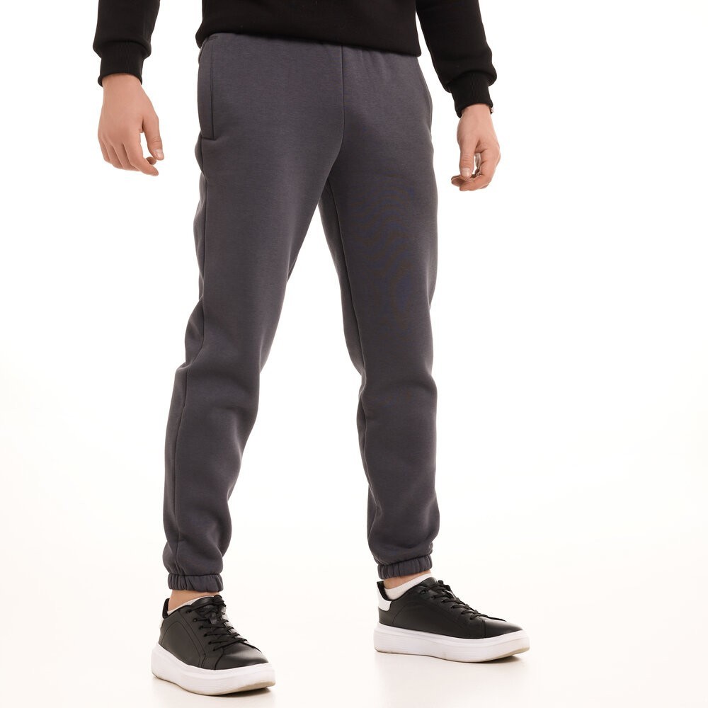 Чоловічі штани джогери з кишенями темно-сірі Pobedov 007 ЗИМА POB_00000005013