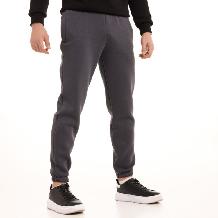 Чоловічі штани джогери з кишенями темно-сірі Pobedov 007 ЗИМА POB_00000005012