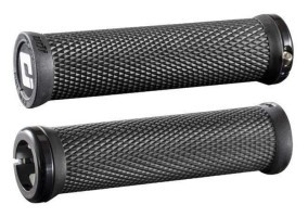 Грипсы ODI Elite Motion Black/Black w/Black clamp (черные с черными замками)