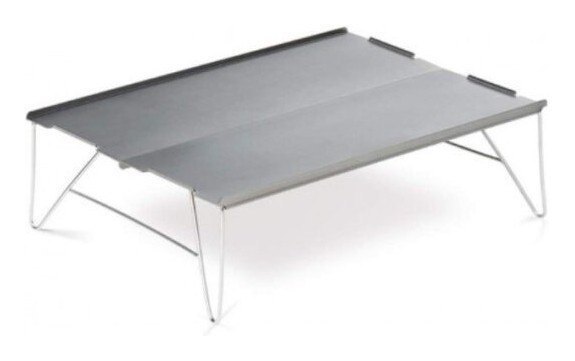 Стіл розкладний алюмінієвий для пікніку Naturehike NH17Z001-L, 34х25 см, сірий FNR_6927595772287