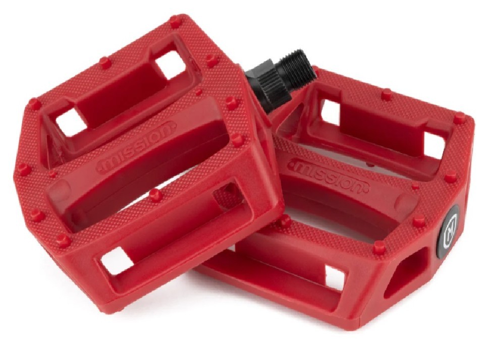 Педали Mission Impulse красные VELD_MN4500RED