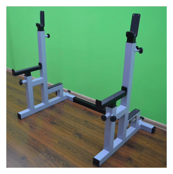 Стойки для приседаний / Стойки для жима лежа регулируемые, со страховыми упорами RNS_ПС-13-СТОЙКИ-СИЛОВЫЕ-УНИВ