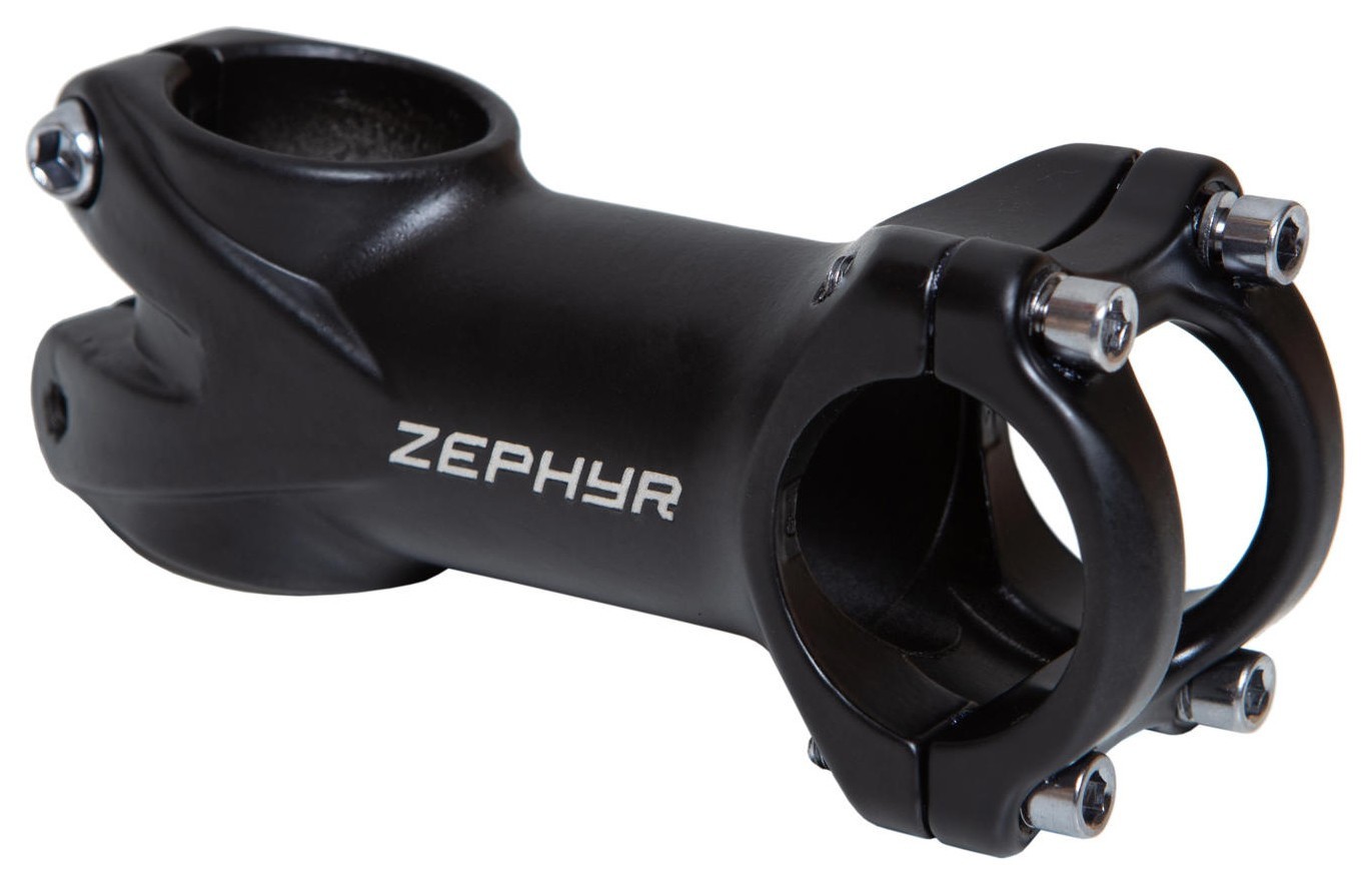 Виніс керма Алюмiнiй безрізьб. 1-1/8" 31.8мм довжина - 80мм 0° нерегульований JIASHIHE JSH-306 чорний (матовий) logo Zephyr STM-AL-129