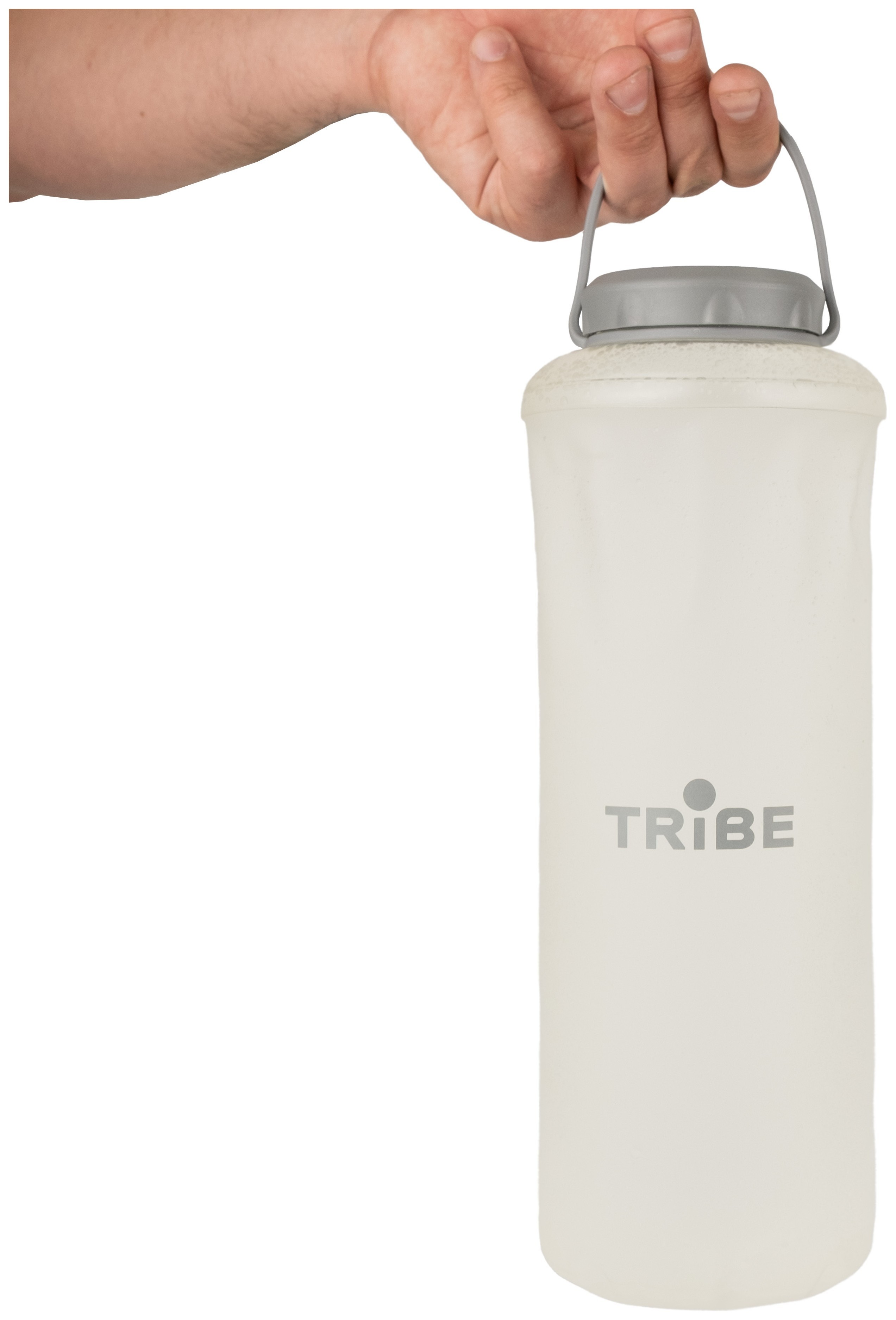 Пляшка Tribe Soft Bottle 1,5 л TPU м'яка T-FE-0024-crystal-white T-FE-0024-crystal-white