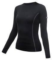 Термофутболка женская Sensor Merino Active LS black 11109024, SW11MA-black-S