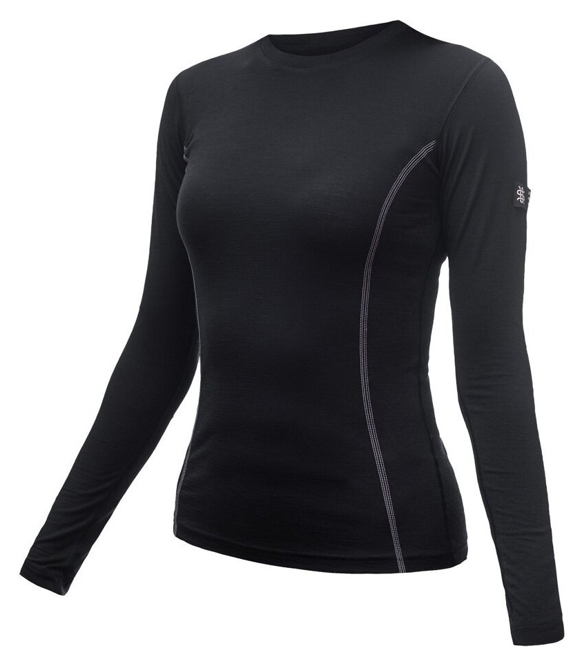 Термофутболка женская Sensor Merino Active LS black 11109024, SW11MA-black-S SW11MA-black-S