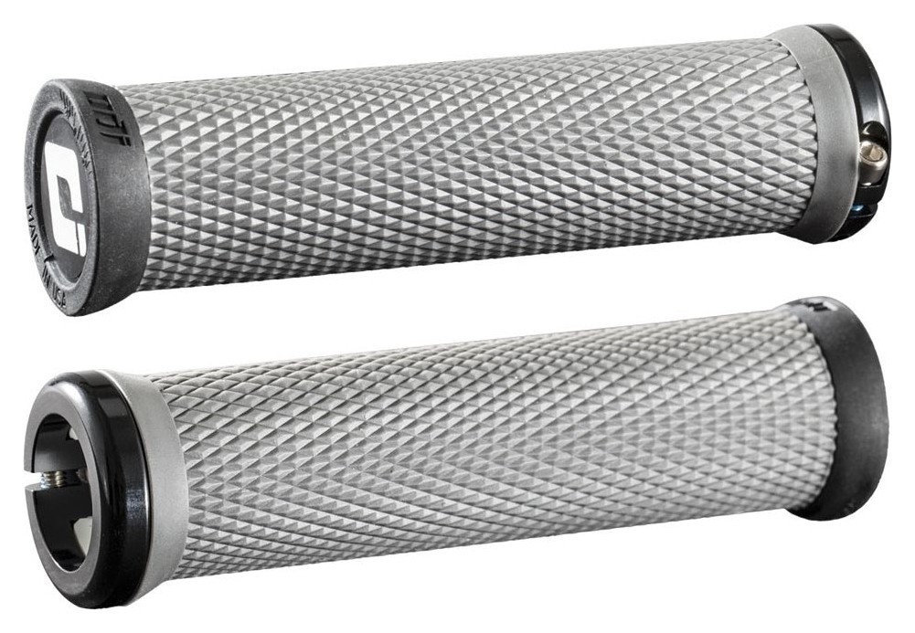 Гріпси ODI Elite Motion Black/Graphite w/Black clamp (графітові з чорними замками) OBOD_D33MTH-B