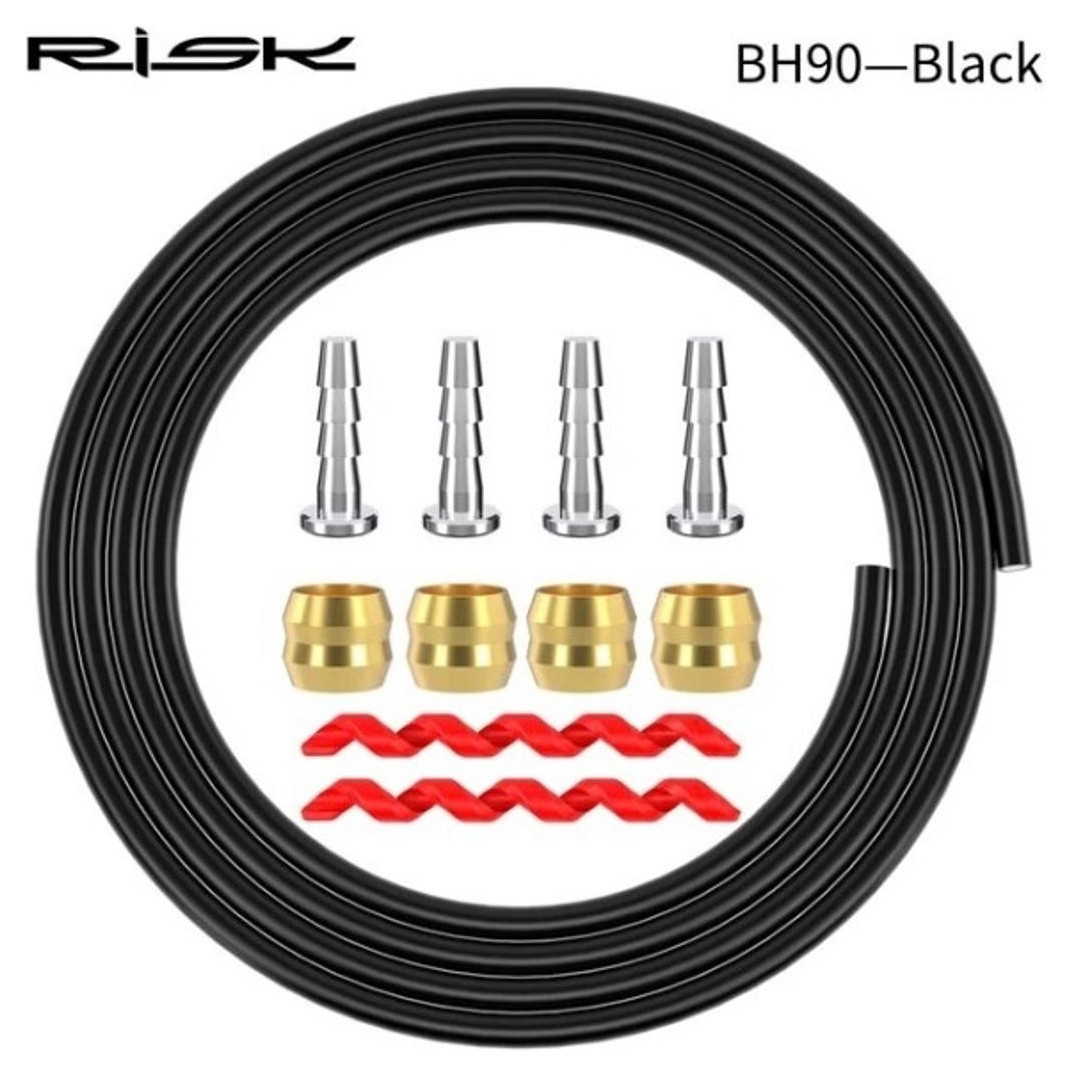 Сорочка гальмівного троса 2500мм RISK BH-90 RC115-2-1 чорний CABR-094