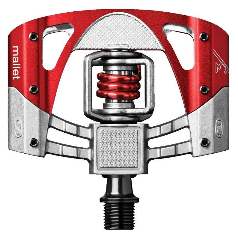 Педалі для велосипеда Crankbrothers MALLET 3 Raw/red (15989) RCH_19593
