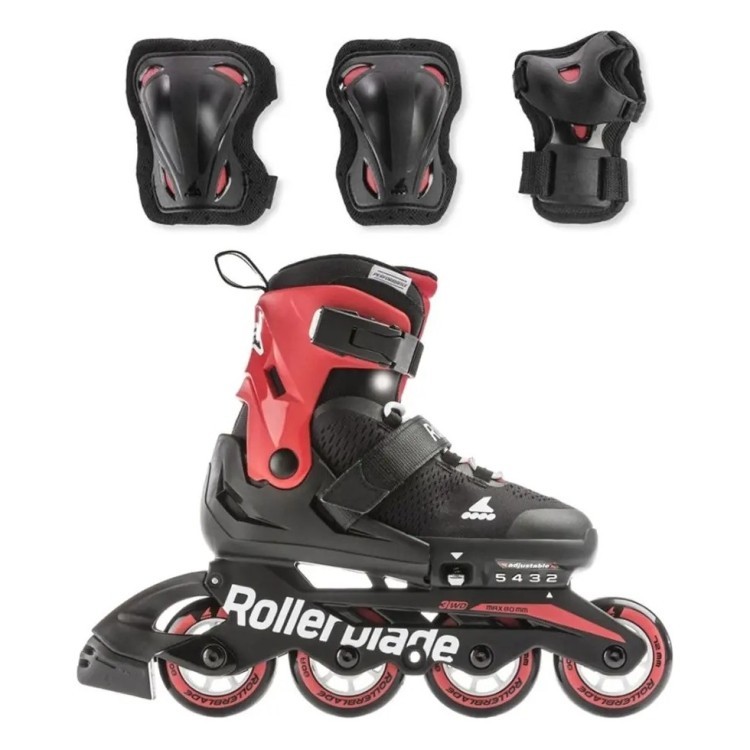 Ролики Rollerblade Combo 2024 black-red 7957800-33-36.5
