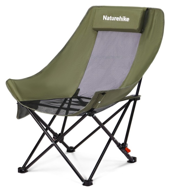 Стілець складаний Naturehike Sea Star 002 CNK2550JJ019, вуглецева сталь, олива FNR_6977465867711