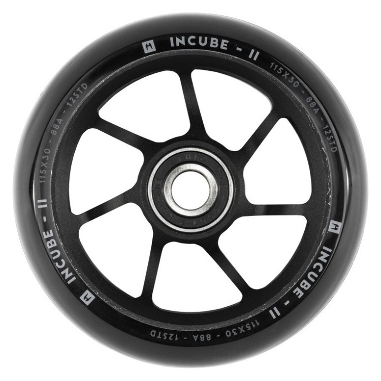 Колесо для трюкового самокату Ethic Incube V2 12STD Pro 115мм x 30мм - Black FRD.047721