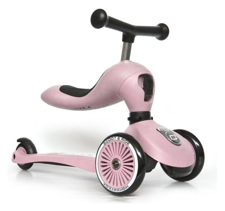 Самокат Scoot and Ride серии Highwaykick-1 пастельно-розовый, 1-5 лет DWT_SR-160629-ROSE