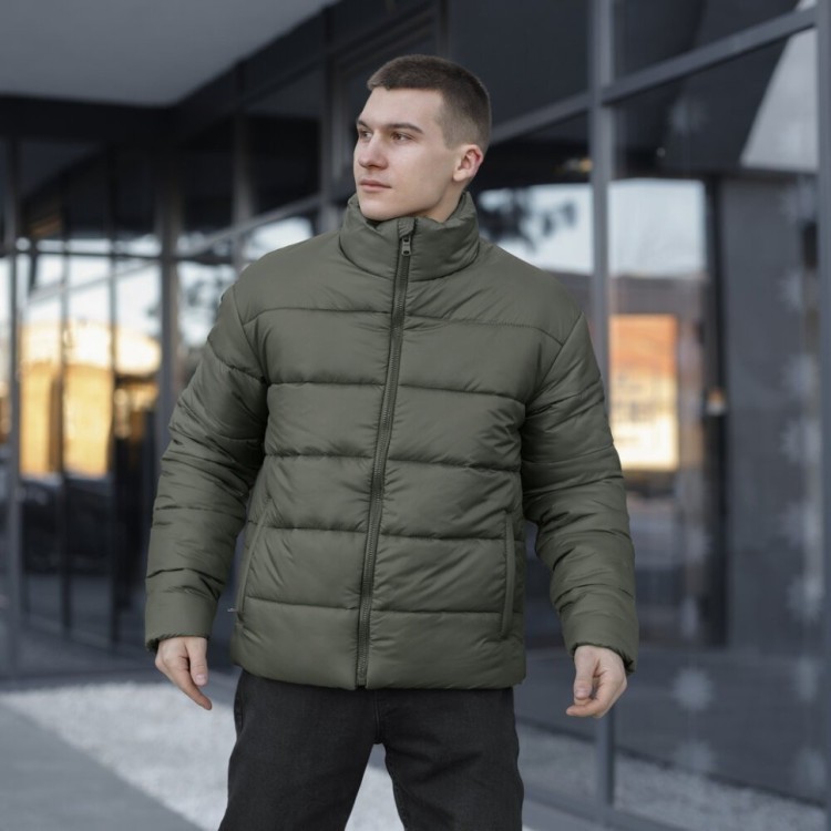 Чоловіча зимова куртка хакі Pobedov Bubble Gum POB_00000005856